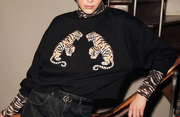 Lanius Sweatshirt Tijger
